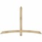 Ekena Millwork Bellingham Rough Sawn Timber Gable Bracket, Douglas Fir, 72"W x 48"H x 2"D x 4"F, 16/12 Pitch GBW072X48X0204BEL00RDF - alternate 1